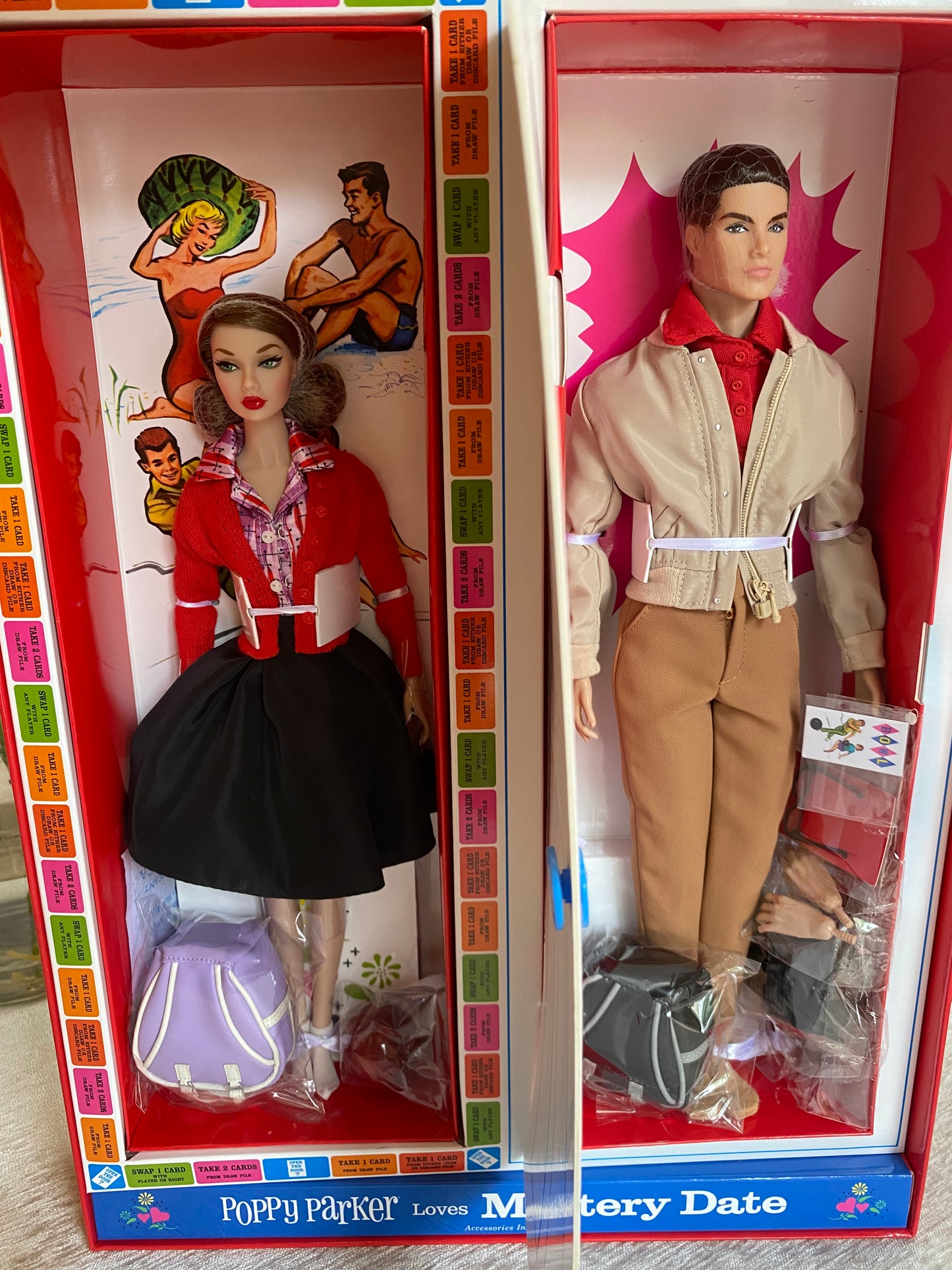 Poppy Parker Mystery Date Bowling Date Integrity Toys 2 doll set W Club Exclusive
