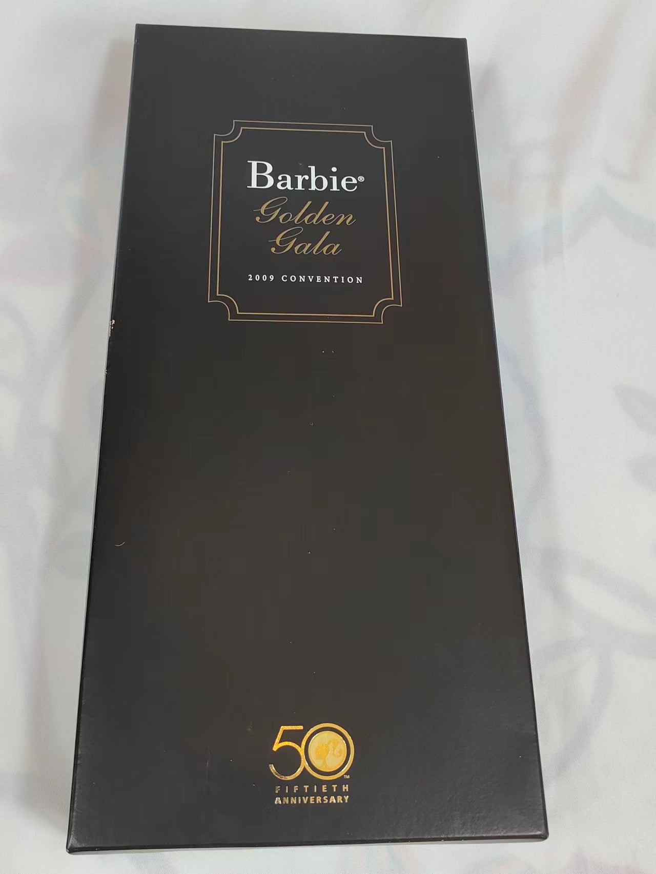 Golden Gala White Silkstone Barbie Fashion Model Doll 2009 NBDCC 50th Anniversary Mattel NRFB