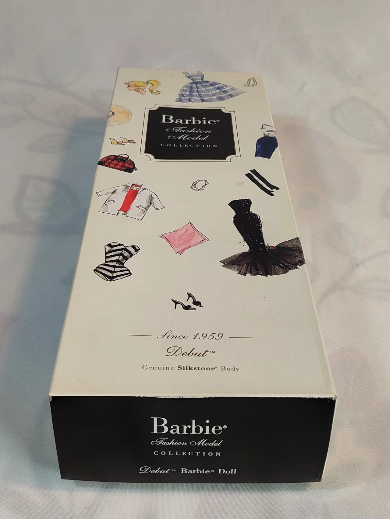 Silkstone Barbie Doll Platinum Raven hair Debut Fashion Model by Mattel