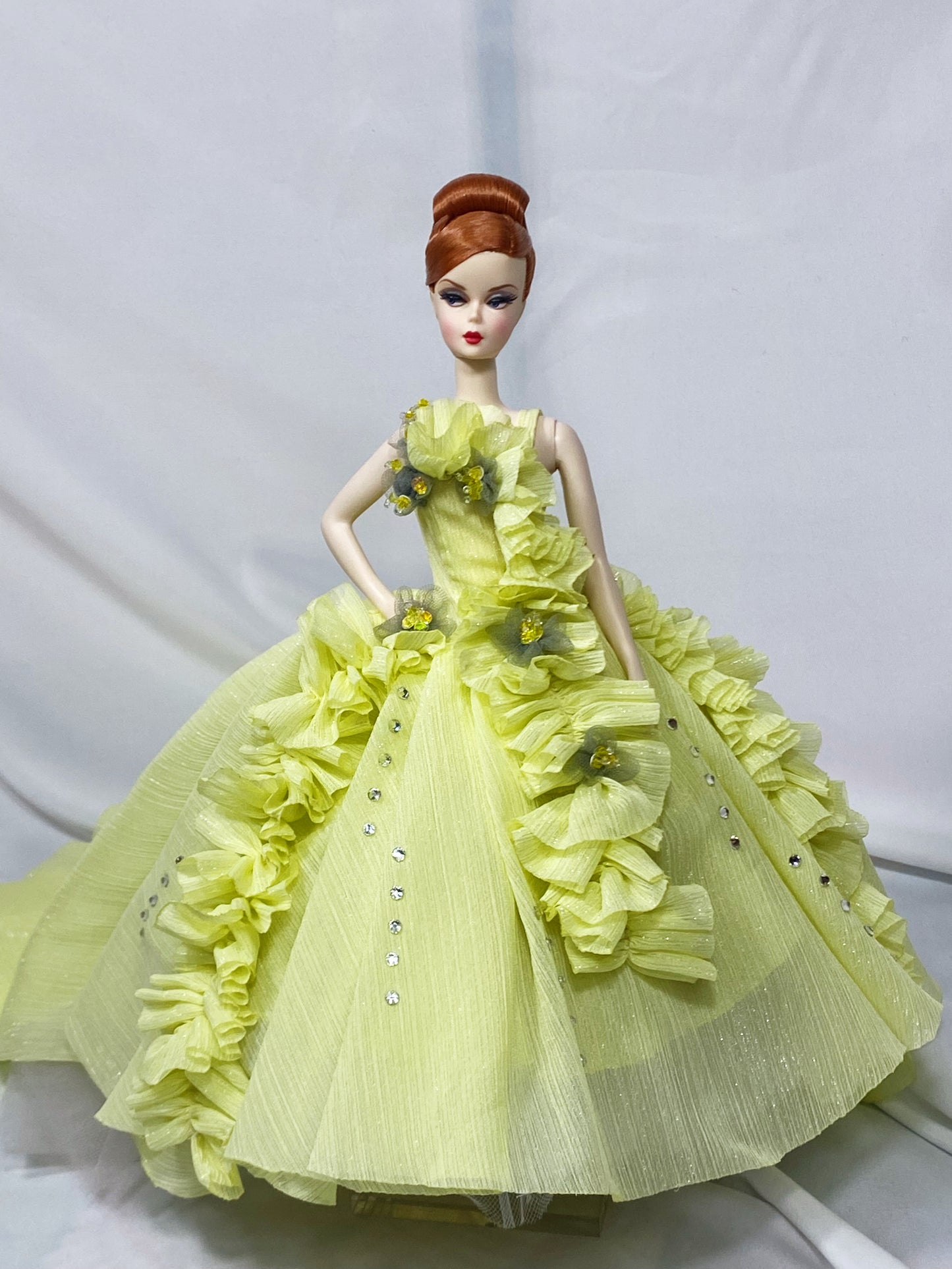 Gala Gown Handmade Atelier for Silkstone Barbie Fashion Model Doll Poppy Parker Integrity Toys