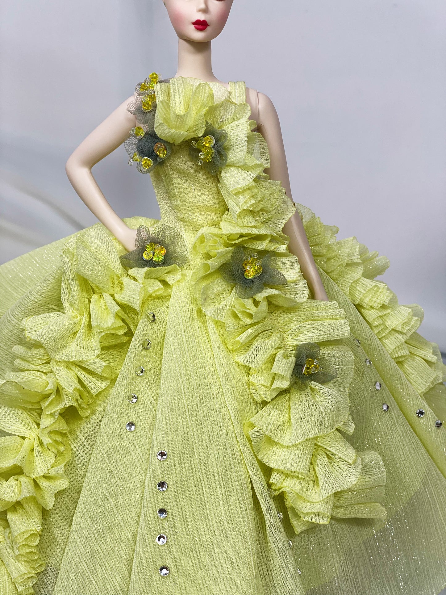 Gala Gown Handmade Atelier for Silkstone Barbie Fashion Model Doll Poppy Parker Integrity Toys