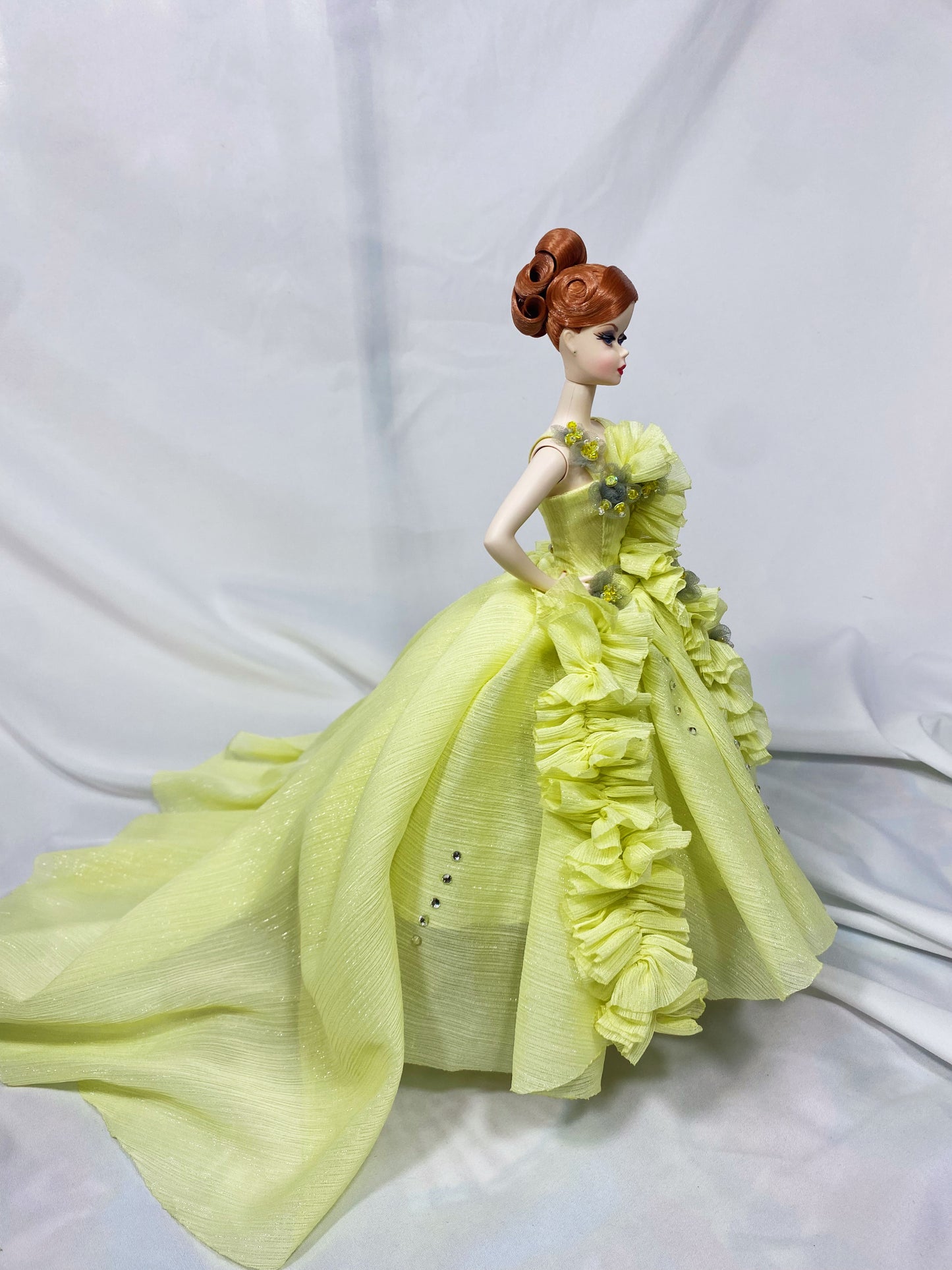 Gala Gown Handmade Atelier for Silkstone Barbie Fashion Model Doll Poppy Parker Integrity Toys