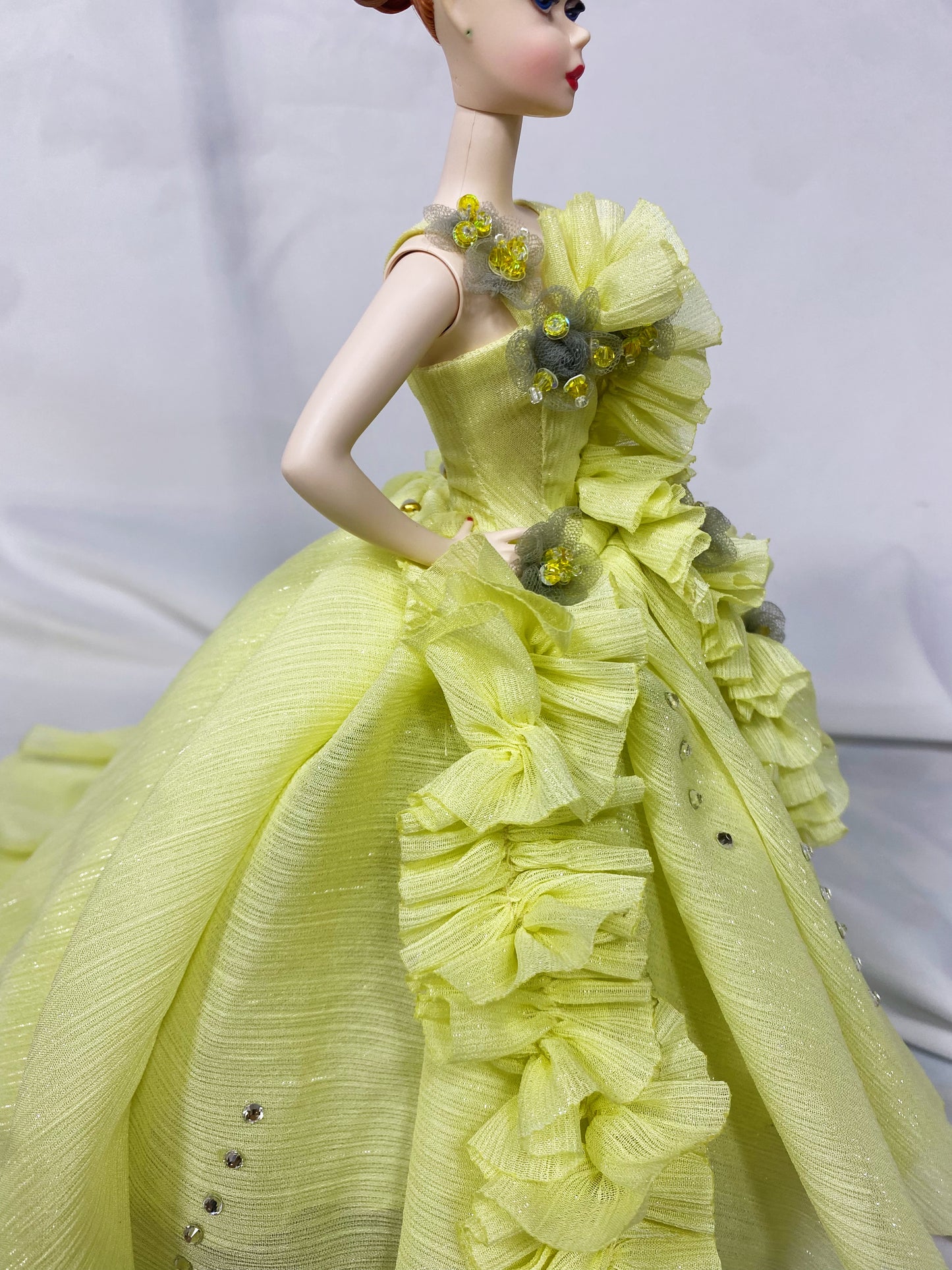 Gala Gown Handmade Atelier for Silkstone Barbie Fashion Model Doll Poppy Parker Integrity Toys