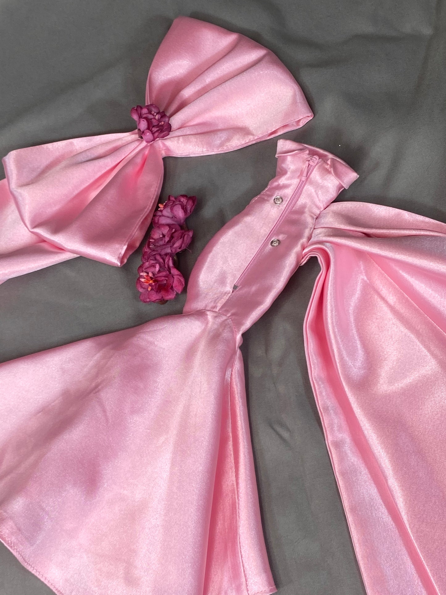 Pink Delphine Gown Handmade for Silkstone Barbie Fashion Model Doll Poppy Parker
