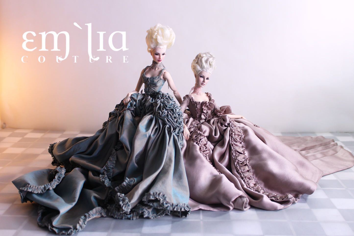 Fashion Royalty OOAK Marie Antoiette French Queens Duel Doll Set by doll artist Emilia Nieminen