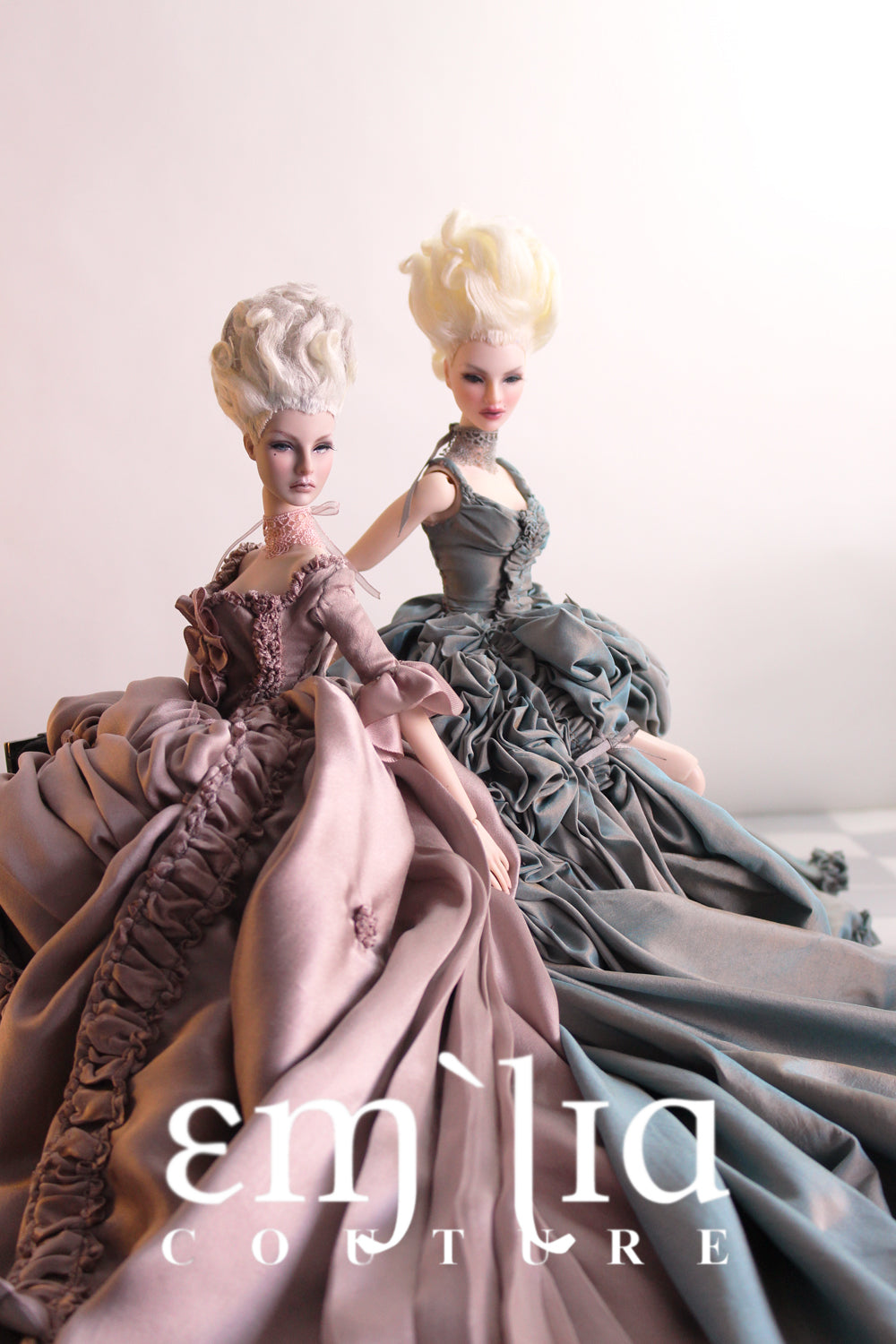 Fashion Royalty OOAK Marie Antoiette French Queens Duel Doll Set by doll artist Emilia Nieminen