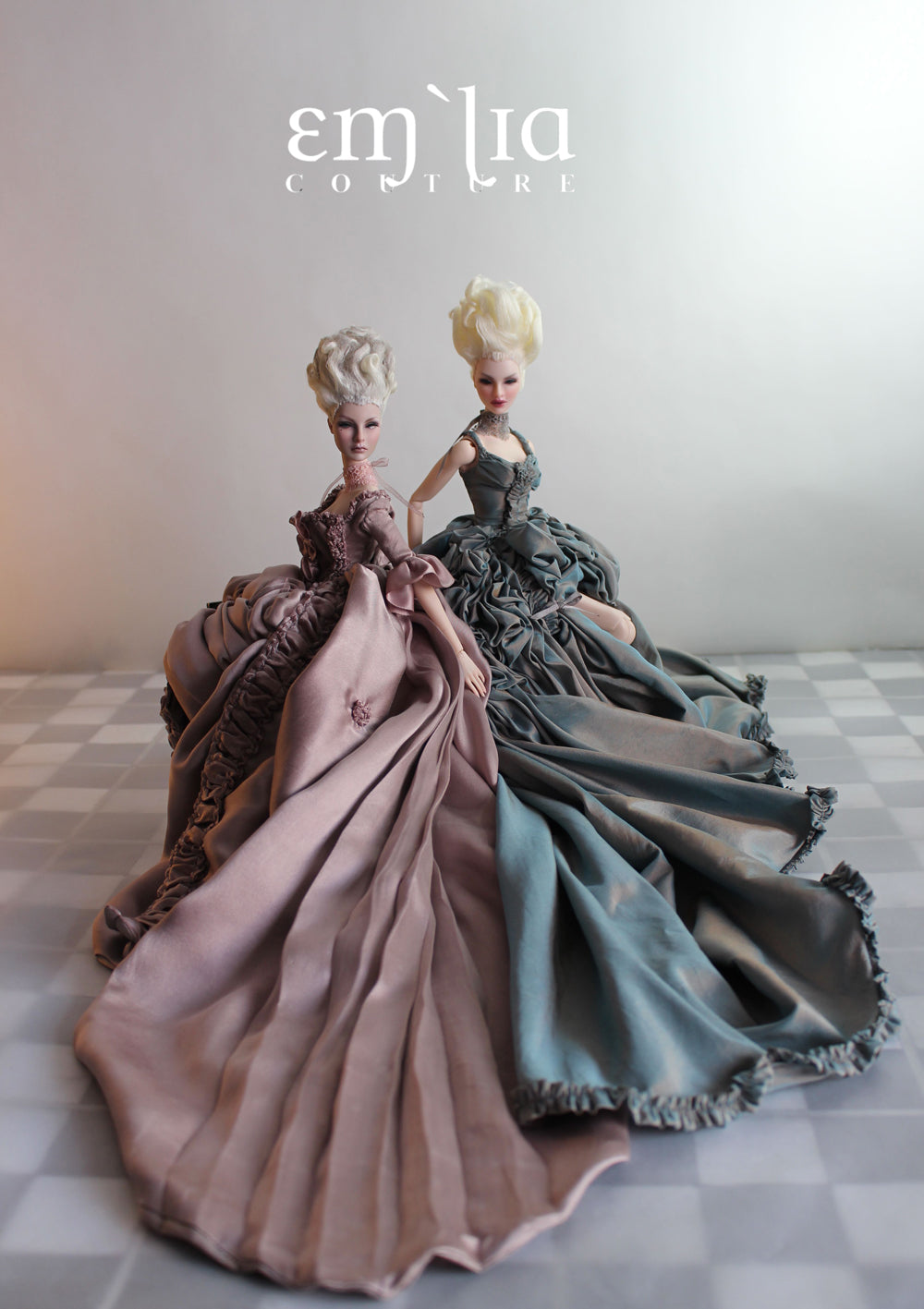 Fashion Royalty OOAK Marie Antoiette French Queens Duel Doll Set by doll artist Emilia Nieminen