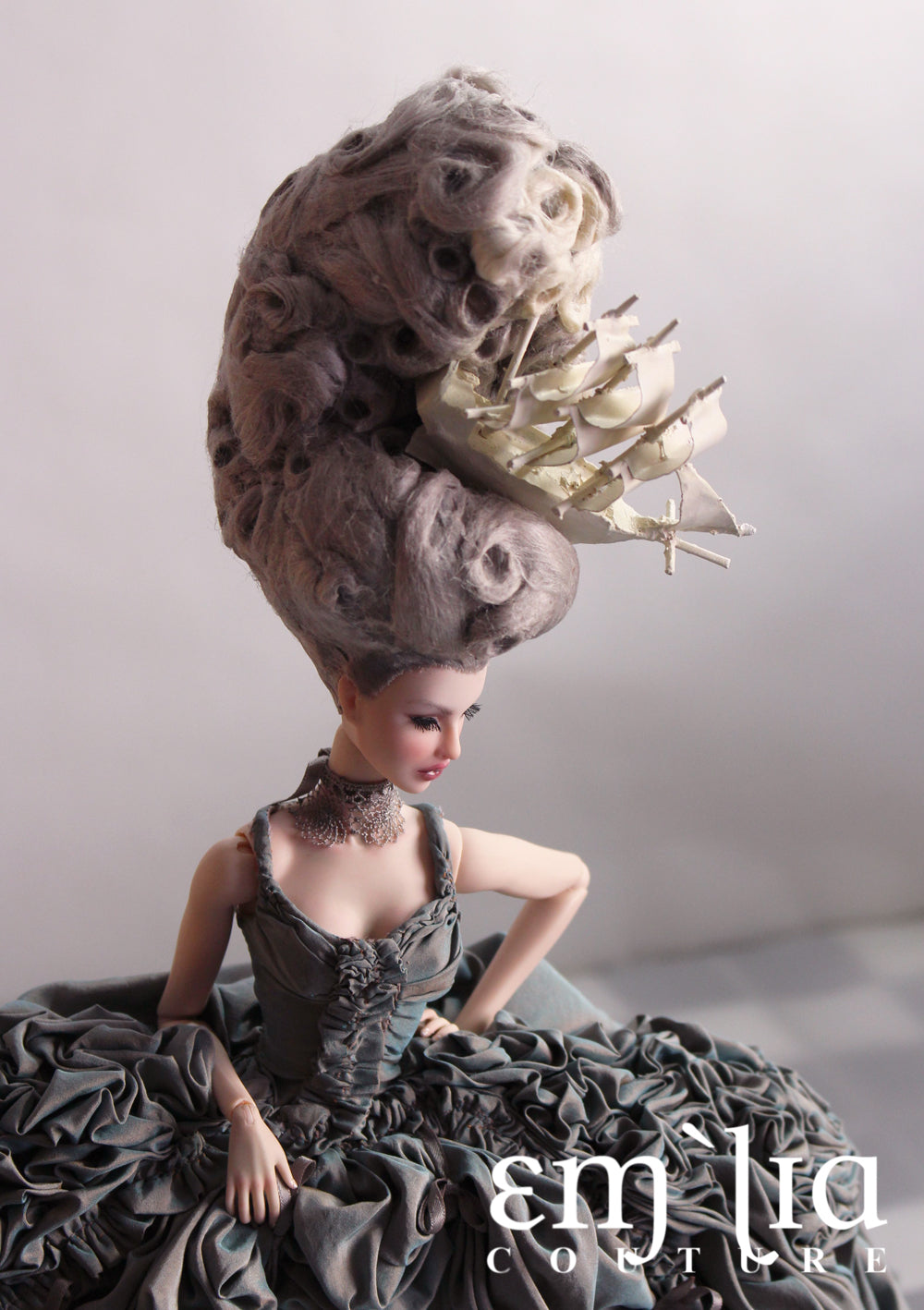 Fashion Royalty OOAK Marie Antoiette French Queens Duel Doll Set by doll artist Emilia Nieminen