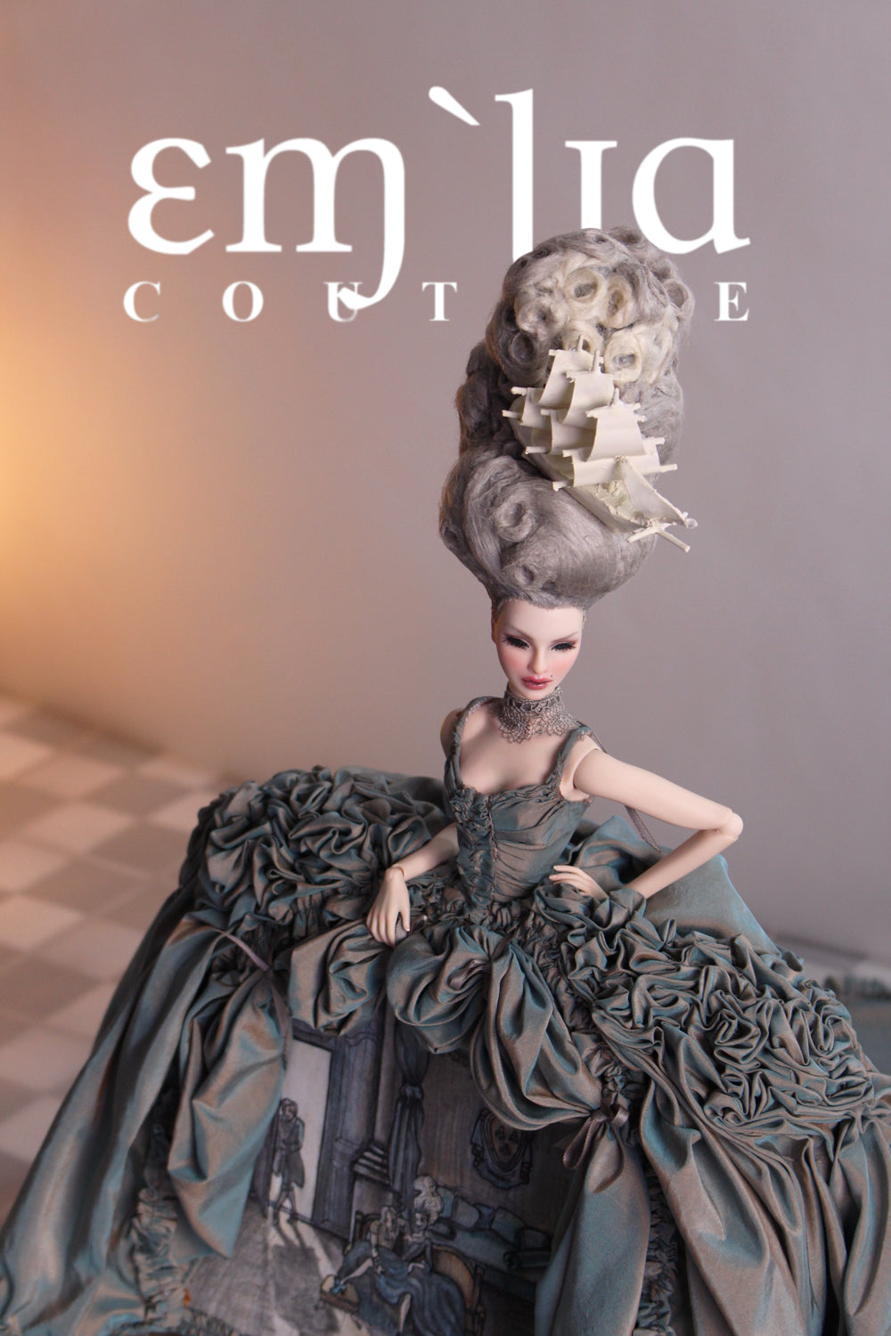 Fashion Royalty OOAK Marie Antoiette French Queens Duel Doll Set by doll artist Emilia Nieminen