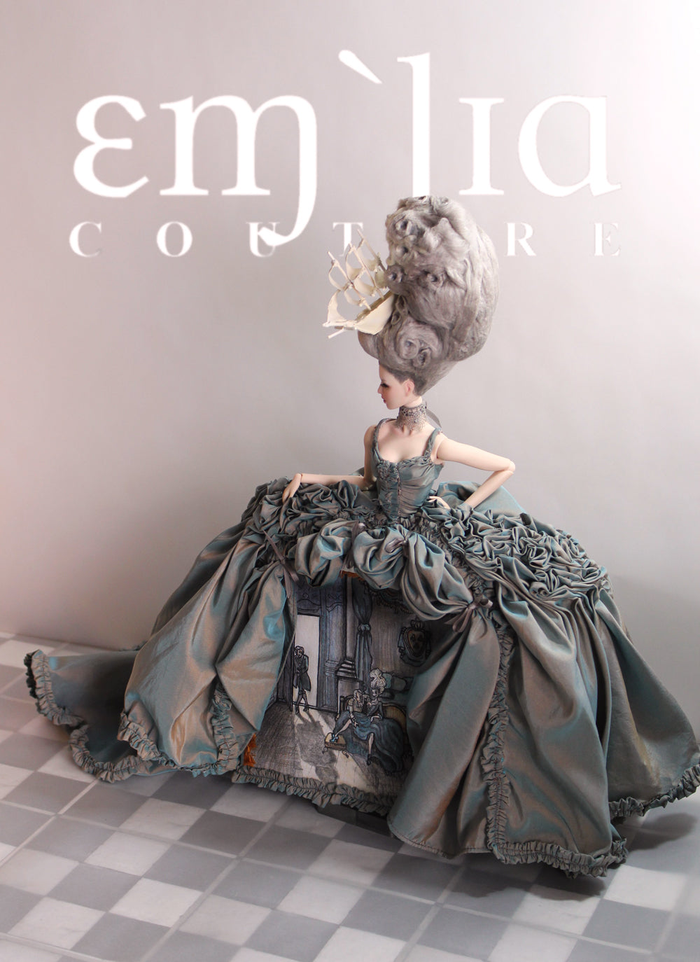 Fashion Royalty OOAK Marie Antoiette French Queens Duel Doll Set by doll artist Emilia Nieminen