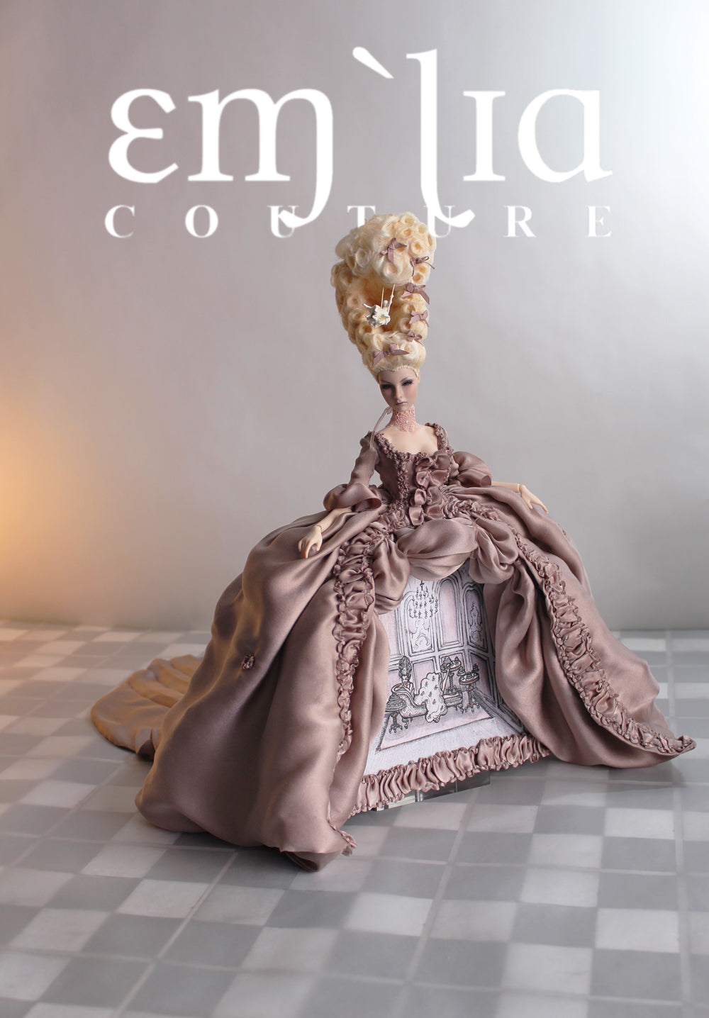 Fashion Royalty OOAK Marie Antoiette French Queens Duel Doll Set by doll artist Emilia Nieminen