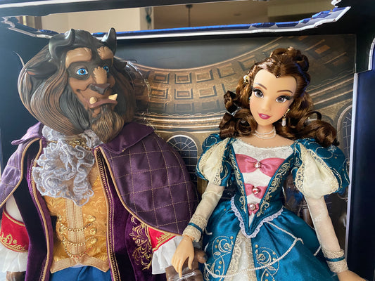 Disney Belle Beauty And The Beast Platinum 30th Anniversary Doll Giftset