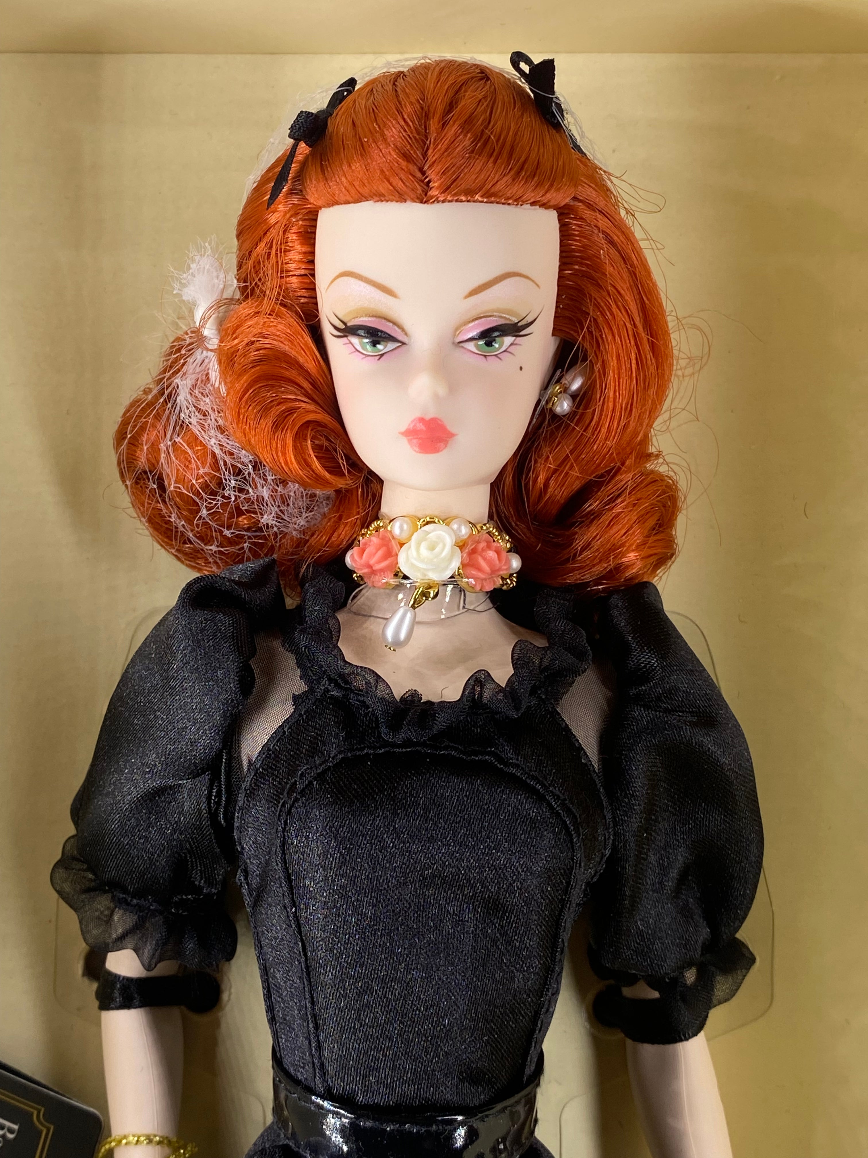 Silkstone Fiorella Barbie Model doll Redhead Paris Fashion Doll Festiv –  Doll Voyage Exotica