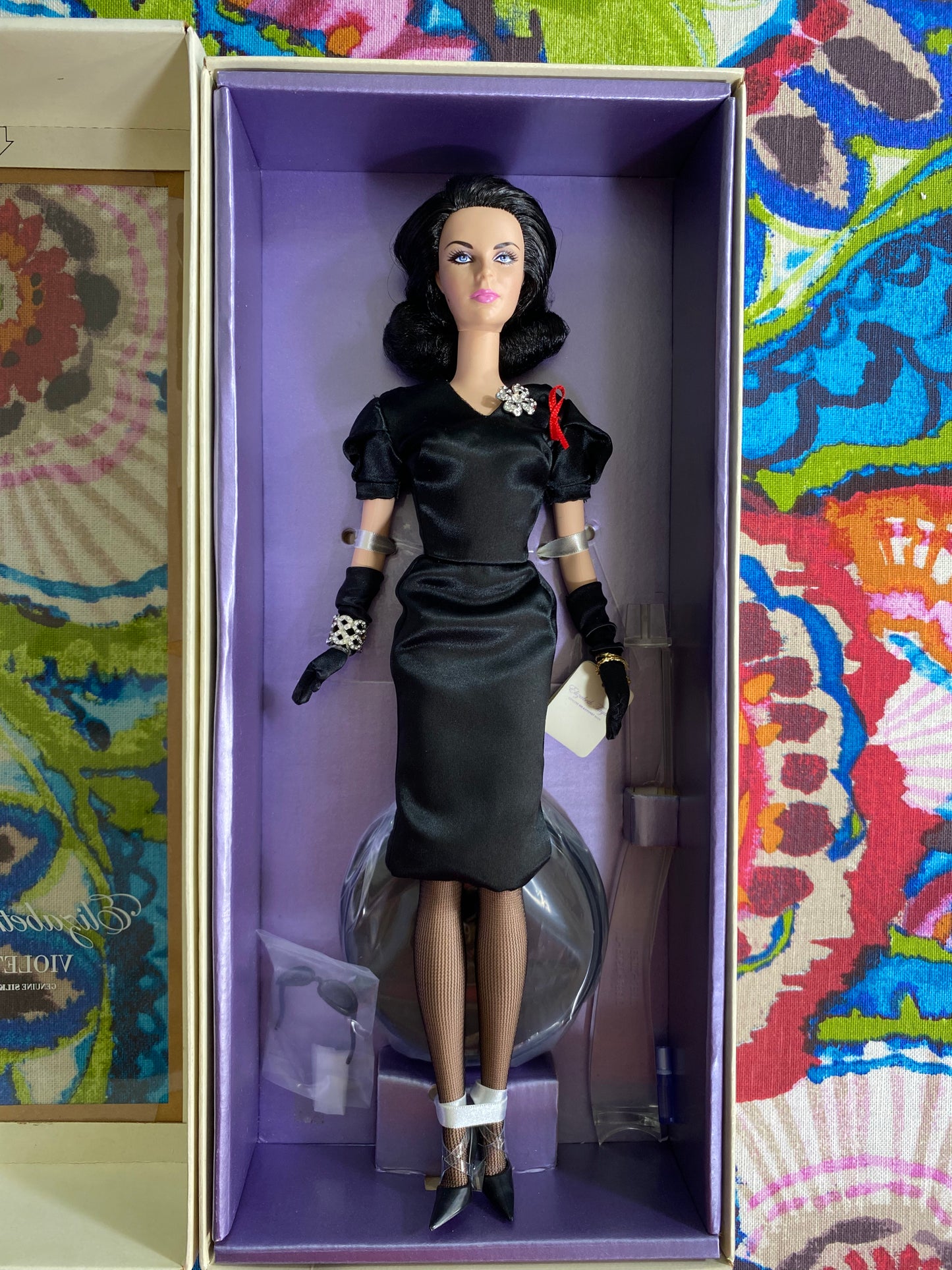 Silkstone Elizabeth Taylor Violet Eyes Doll Mattel Gold label Barbie Fashion Model