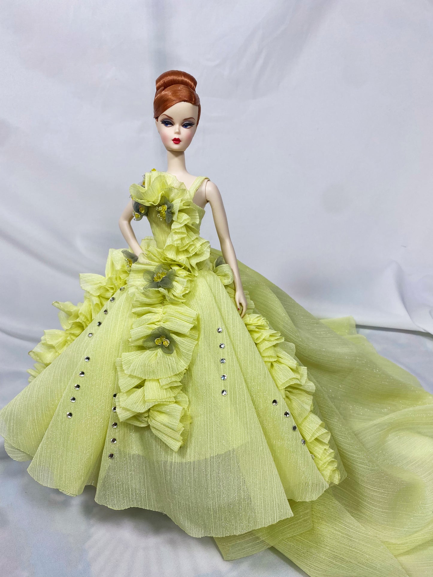 Gala Gown Handmade Atelier for Silkstone Barbie Fashion Model Doll Poppy Parker Integrity Toys