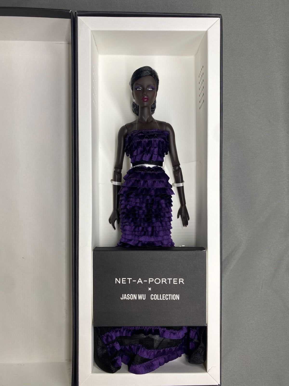 Net a Porter Aymeline Plum Doll Integrity Toys Fashion Royalty Jaswon Wu Nubian Skin