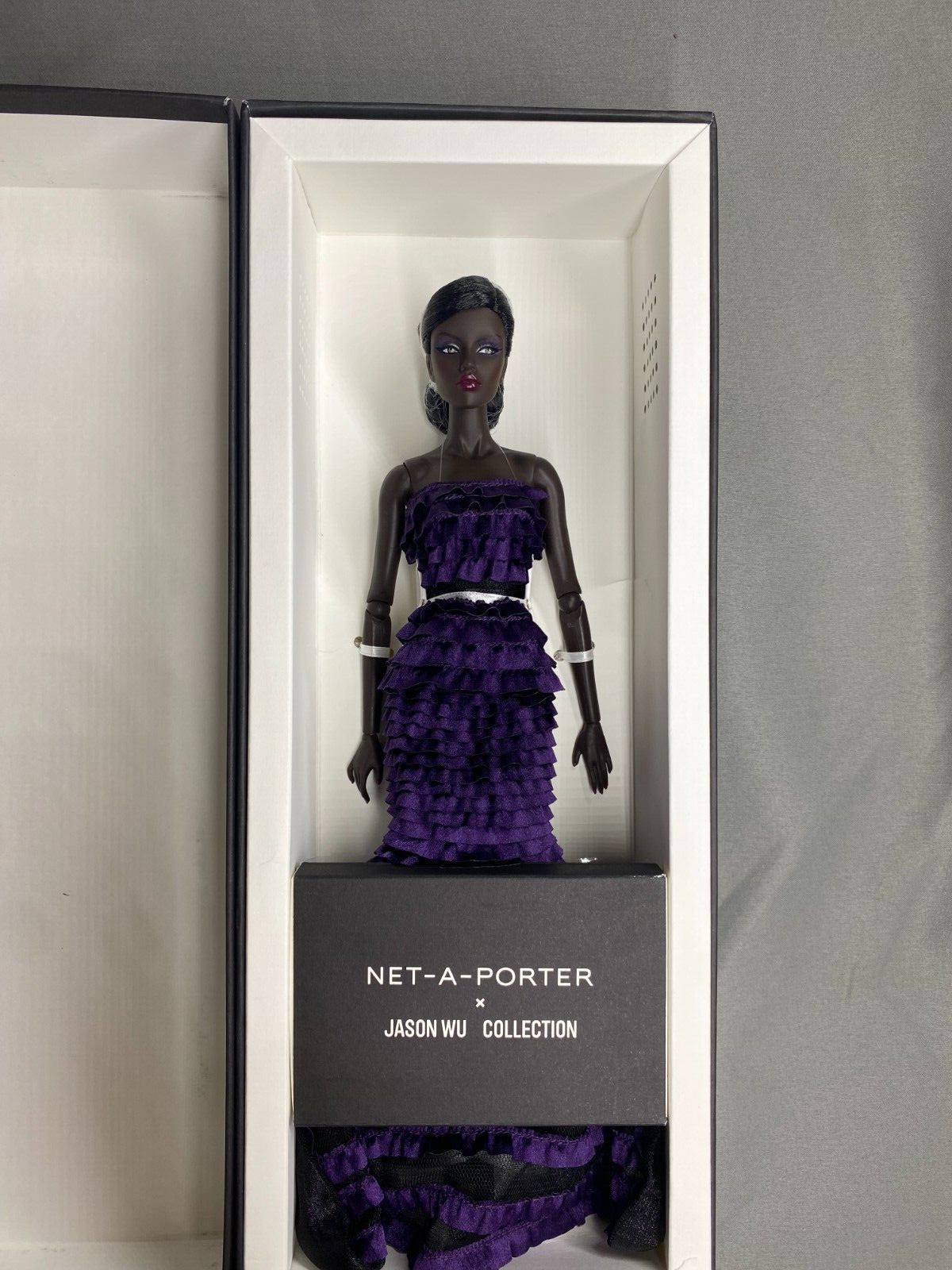 Net a Porter Aymeline Plum Doll Integrity Toys Fashion Royalty Jaswon Wu Nubian Skin